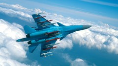 Aircraft military Su Sukhoi Imgur fight jet