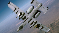 Aircraft military Thunderbolt A-10