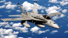 Aircraft military USMC F18 Hornet