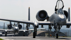 Aircraft military warthog Thunderbolt