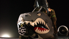 Aircraft night military pilot