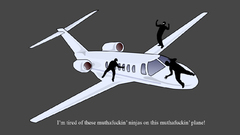 Aircraft ninjas cant catch
