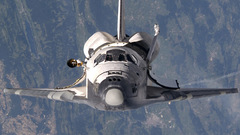 Aircraft outer space Earth