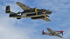 Aircraft P-51 Mustang B-25 Mitchell refurbished aircraft
