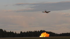 Aircraft p-51 mustang napalm