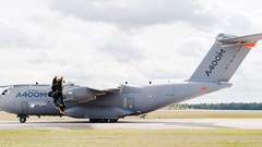 Aircraft panorama Taxi military propeller aviation 