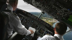 Aircraft pilot cockpit airliners