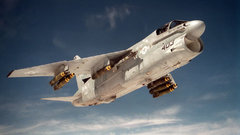 Aircraft planes F-8 Crusader