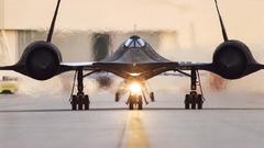 Aircraft planes SR-71 Blackbird