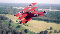 Aircraft Red Baron triplane