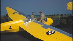 Aircraft retro vintage USA colored 1940