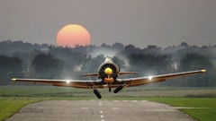 Aircraft runway takeoff