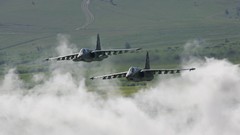 Aircraft Russian Air Force jet aircraft Su-25 Frogfoot