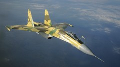 Aircraft Russian Air Force Sukhoi Su-35 Flanker-E