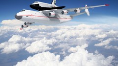 Aircraft Russian ukrainian Antonov An-225 Buran shuttle