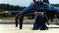 Aircraft Sailors Blue Angels F/A-18 Hornet