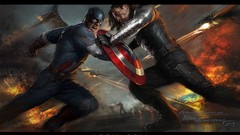 Aircraft shields superheroes concept art battles captain 