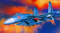 Aircraft skies artwork