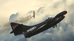 Aircraft skies artwork skyscapes