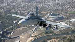 Aircraft stadium vehicles f-18 hornet