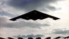 Aircraft stealth bomber