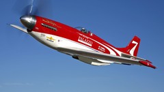 Aircraft Stunt P-51 Mustang