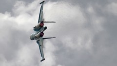 Aircraft Su airplanes skies Russian Air Force fighter jets