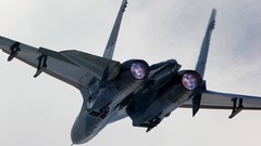 Aircraft Su airplanes skies Russian Air Force fighter jets