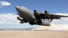 Aircraft take off c-17