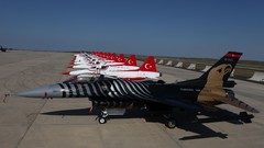 Aircraft Turkey air force f-16 fighting falcon turkish solo turk