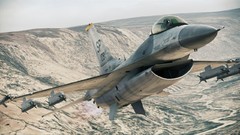 Aircraft vehicles f-16 fighting falcon Ace Combat Assault 