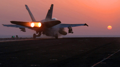 Aircraft vehicles F-18 hornet