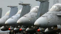 Aircraft vehicles F-18 hornet