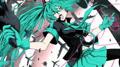 Aircraft vocaloid gloves hatsune
