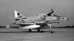 Aircraft War fighter military bomber A4 USA missile jets bombs 