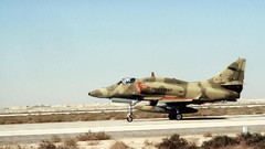 Aircraft War fighter military bomber landing A4 USA take off 