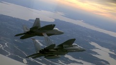 Aircraft War military F-22