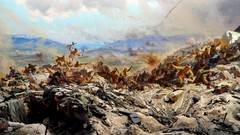 Aircraft War weapons Guns smoke explosions fight burning 