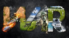 Aircraft War weapons soldiers Typography 3d fantasy art