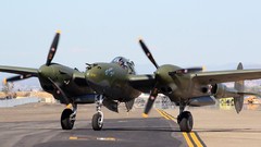 Aircraft Warbird p-38 fighters