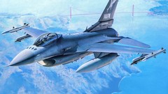 Aircraft wars f-16 fighting falcon