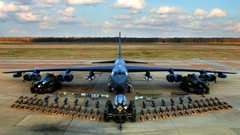 Aircraft weapons military air force bombs missle Boeing B-52 