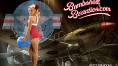 Aircraft woman blondes