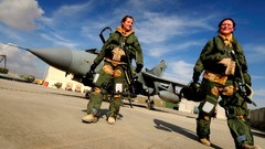 Aircraft woman fighter Europe tornado Britain United Kingdom 