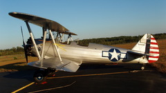 Aircrafts biplane airplane prop