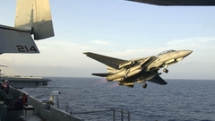 Aircrafts military Navy f-14