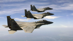 Aircrafts military planes f-15