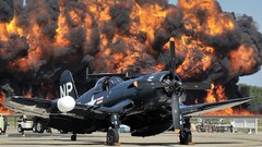 airplane military aircraft explosion Aircraft Warbird vehicle
