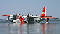 airplane vehicle coast guard hydroplane Sea