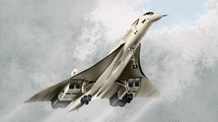 Airplanes airliners concorde